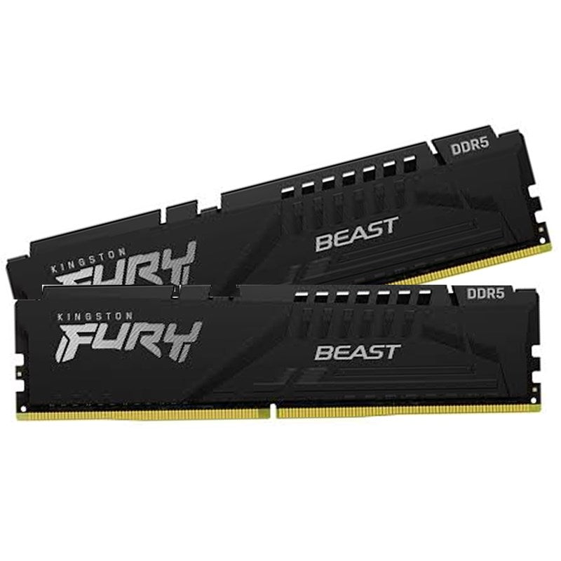 Kingston FURY Beast 32GB (16GB x 2) DDR5 6000MHz RAM Memory Kit - Blac
