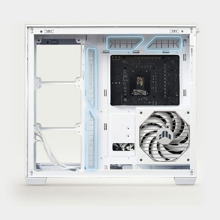 جيم اون كمبيوتر الألعاب من فئة Ryzen 7، بمعالج Ryzen 7 9700X، وبطاقة رسومات RTX 5060 Ti بذاكرة 16 جيجابايت، ونظام تشغيل ويندوز 11 برو