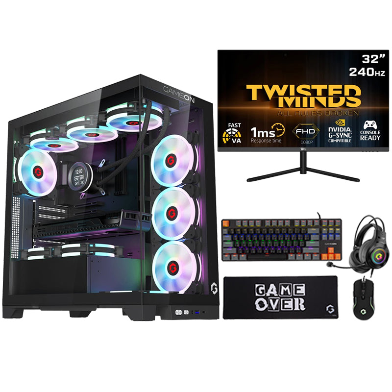 كمبيوتر i7 للألعاب، i7-13700K، RTX 4070 12 جيجا، ويندوز 11 برو