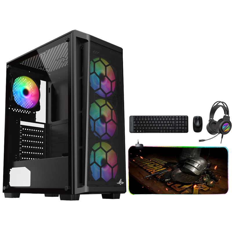 i5 Gaming PC, i5-12400F, GTX 1650 4GB, Windows 11 Pro with 4in1 Gaming Kit