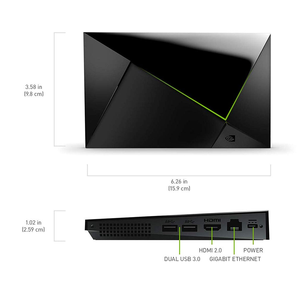 NVIDIA Shield TV Pro 4K HDR Streaming Media Player with 16GB Storage and 3GB Ram