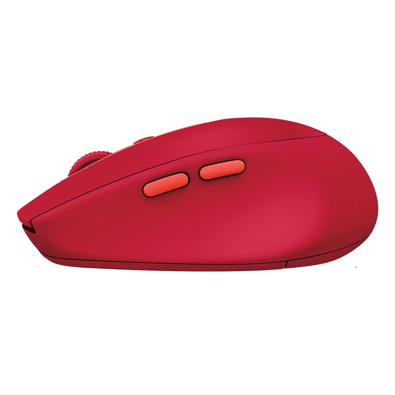 Ruby Wireless Mouse Logitech M590 Multi-Device Silent Wireless Mouse - Ruby