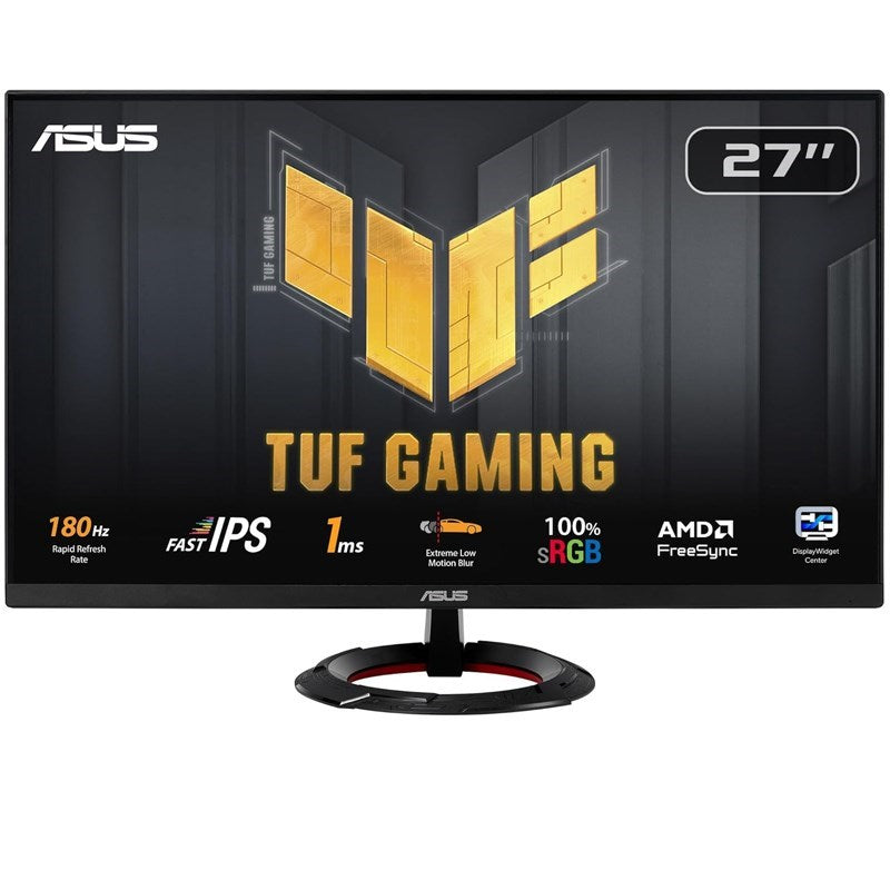 Ryzen 5 Gaming PC, Ryzen 5 9600X, RTX 5070 12GB, Windows 11 Pro with Asus Gaming Monitor and 4in1 Gaming Monitor