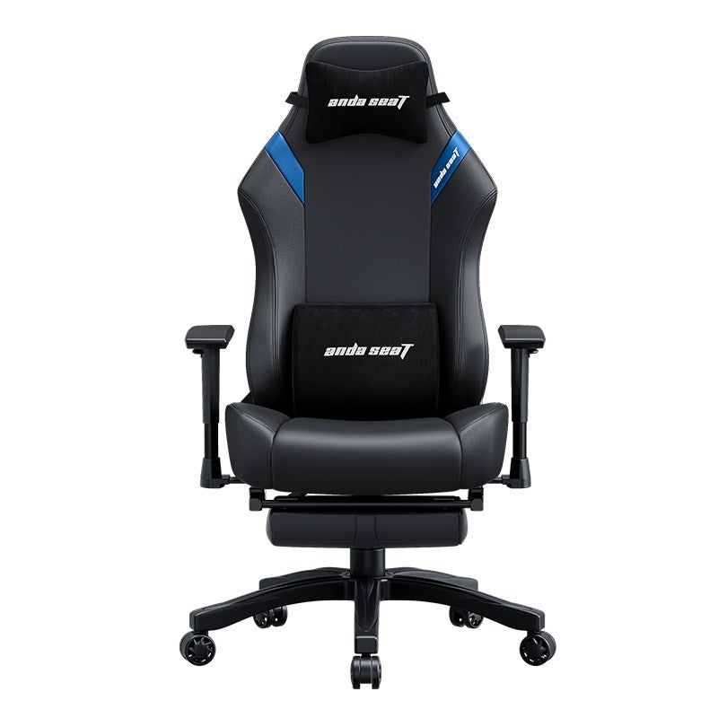Andaseat Luna Pro with Footrest, Large Gaming Chair, PVC Leather