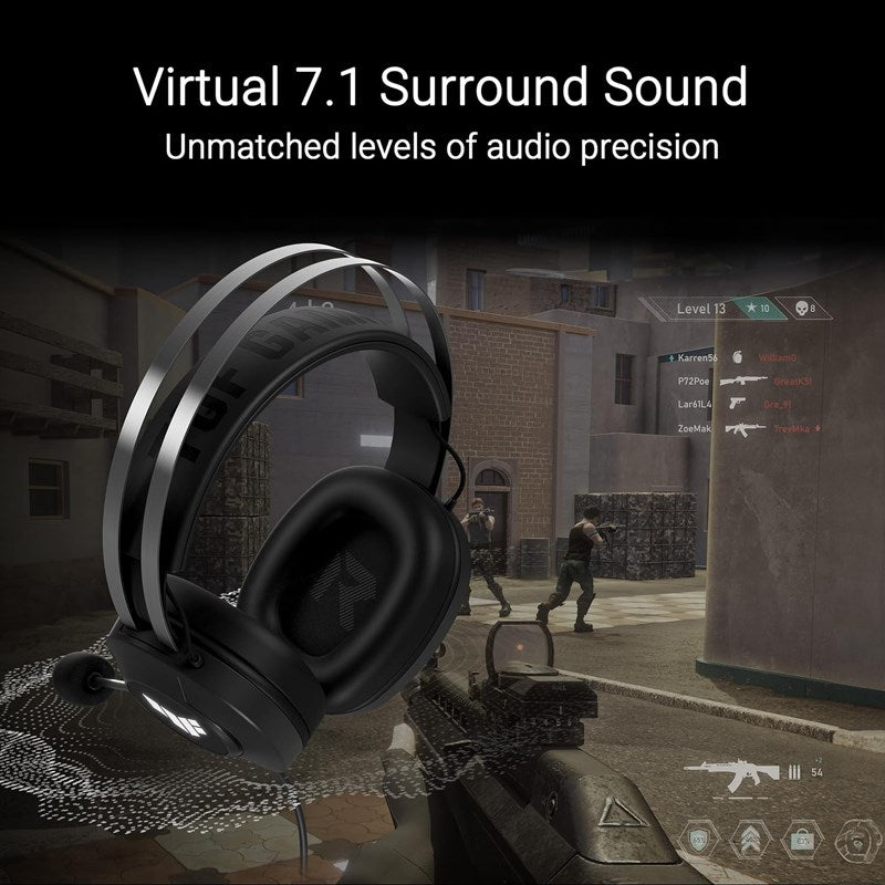 Asus TUF Gaming H1 Gen II Wired Gaming Headset For PC and PS4/PS5 - Black