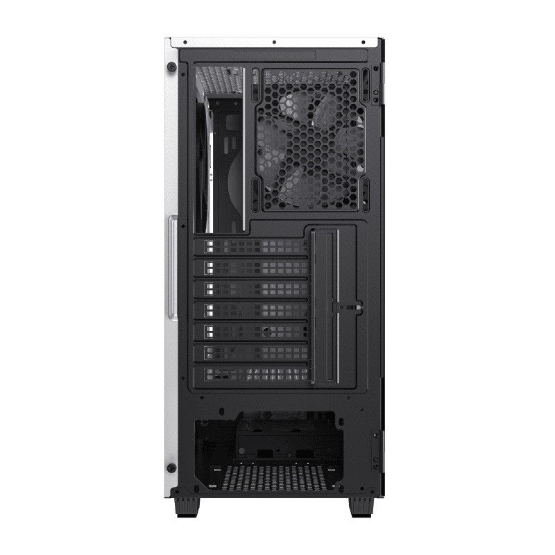 GameMax Brufen C3 WP E-ATX Mid Tower Gaming Case - White/Pink