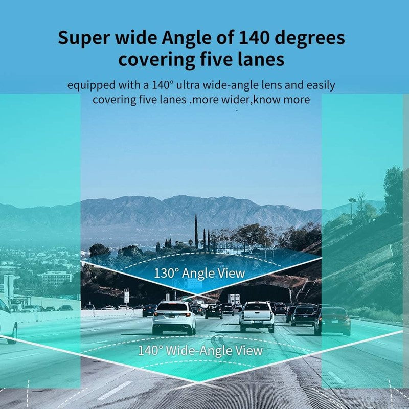 DDPAI Mola N3 Car Camera Dash Cam with GPS Video Recorder On-Dash Vehicle Cameras F1.8 Lens Motion Detection Parking Monitoring