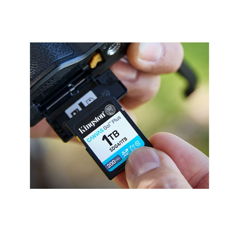 Kingston SDXC Canvas Go Plus Gen4 200 MB/s C10 UHS-I U3 V30