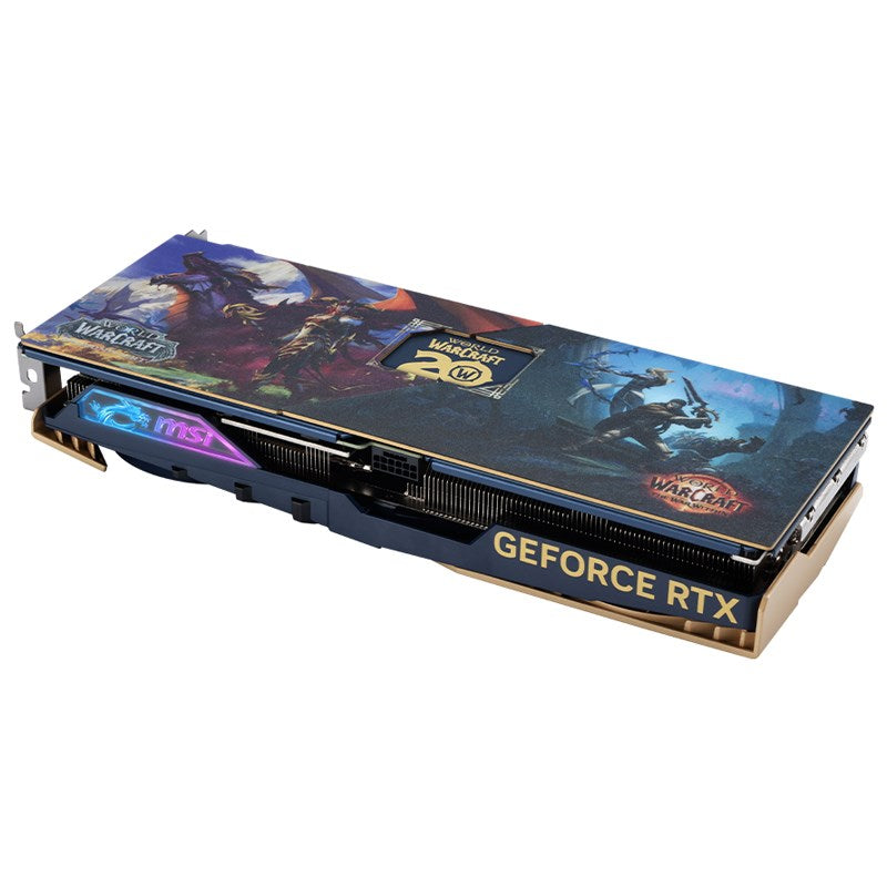 MSI GeForce RTX 4070 SUPER 12GB GAMING SLIM World of Warcraft EDITION GDDR6X Gaming Graphics Card
