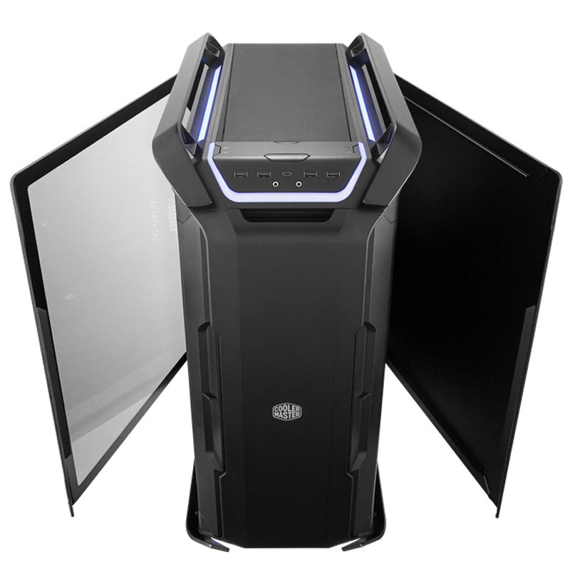 Cooler Master Cosmos C700P E-ATX Full Tower Gaming PC Case - Black Edition (3 Fans Included)