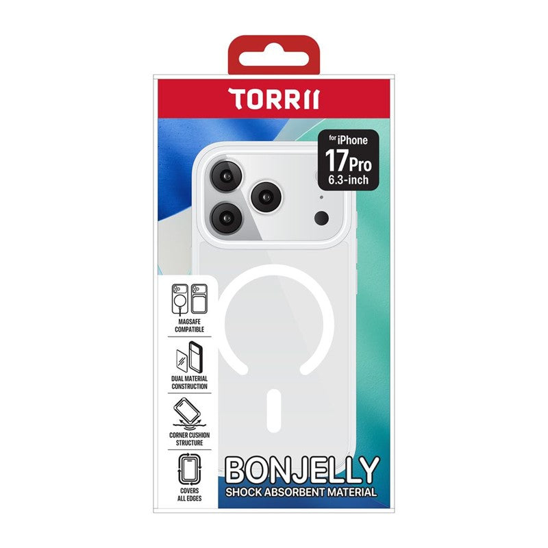 Torrii iPhone Air / iPhone 17 / iPhone 17 Pro / iPhone 17 Pro Max Bonjelly Magsafe Case  - Clear
