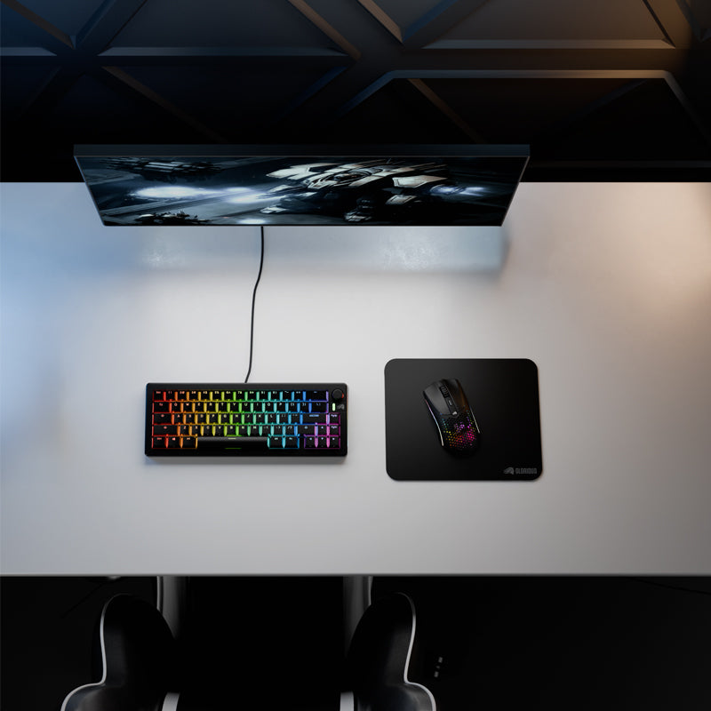 Glorious GMP 2 Edgeless Cloth Gaming Mouse Pad Medium (205 mm x 255 mm) - Black