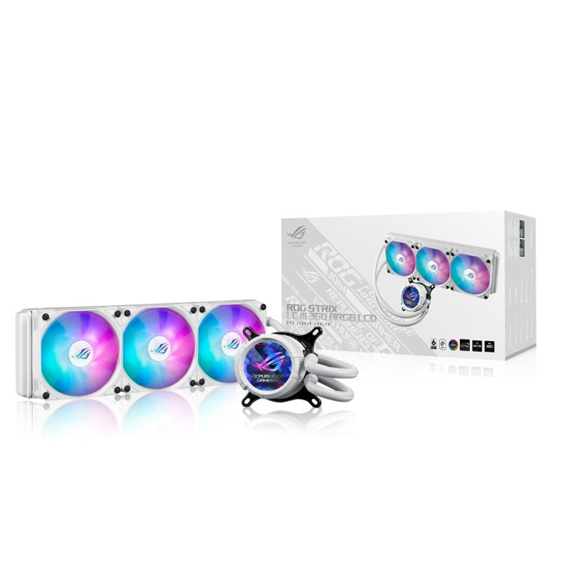 Asus ROG STRIX LC III 360 ARGB LCD White Edition AIO Liquid CPU Cooler
