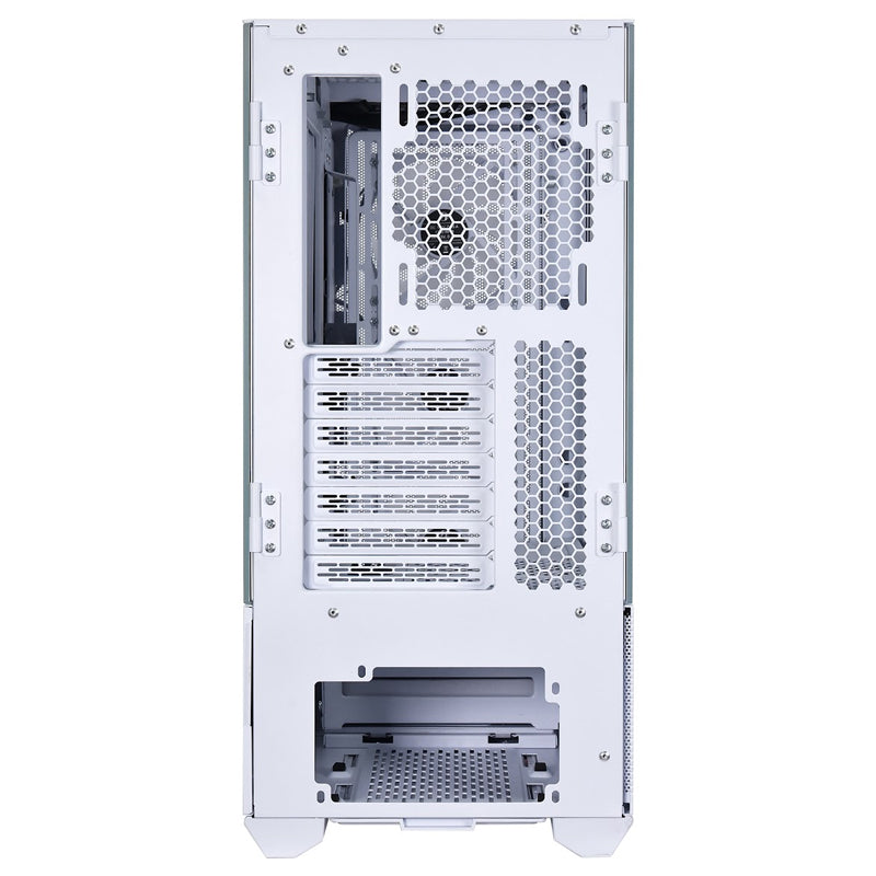LIAN LI LANCOOL II Mesh RGB ATX Mid Tower Gaming PC Case - Snow White (3 ARGB Fans Included)