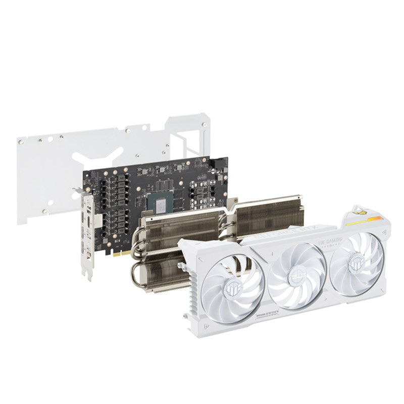 Asus TUF Gaming GeForce RTX 4070 Ti White OC Edition 12GB GDDR6X Graming Graphis Card