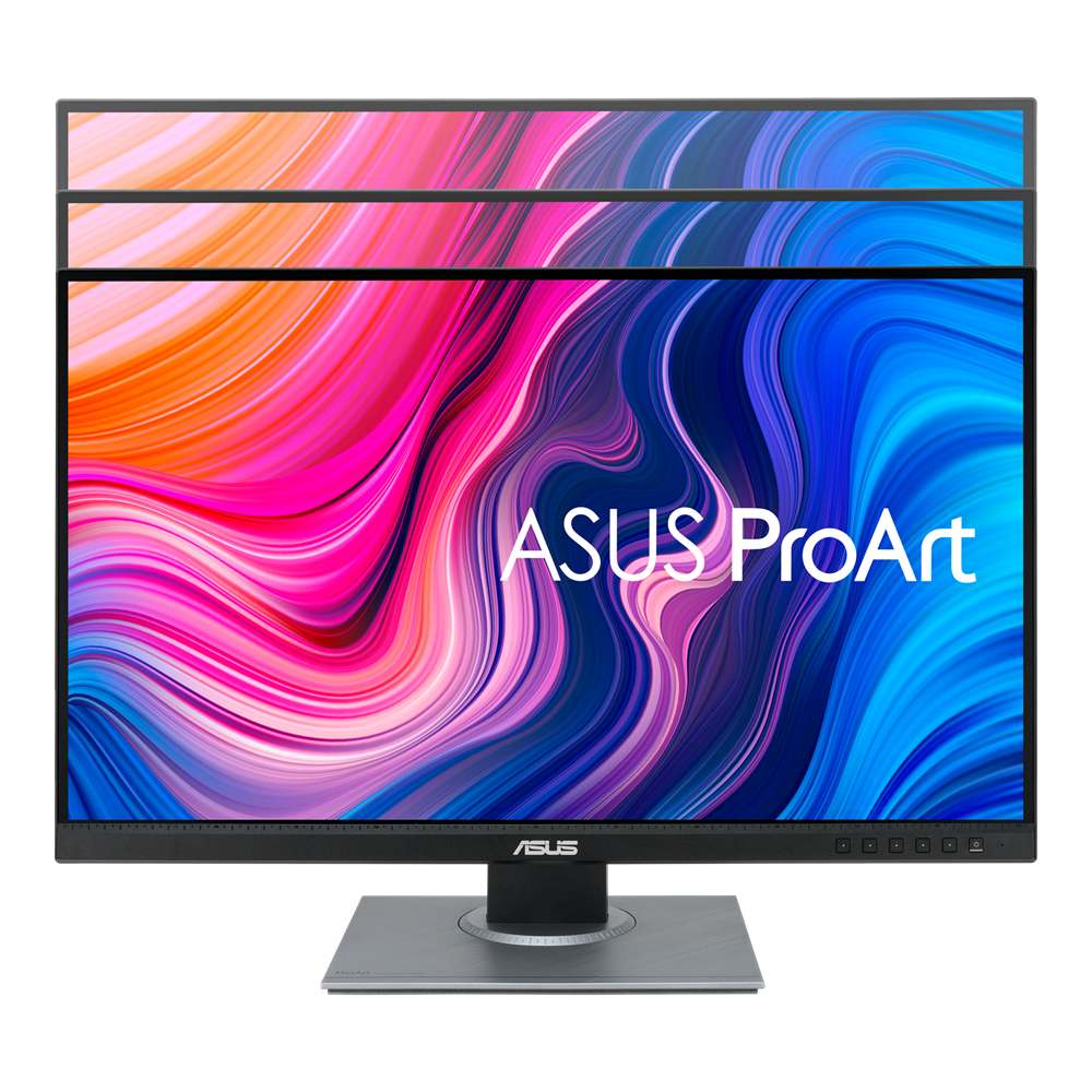 شاشة آسوس برو آرت PA278QV مقاس 27 بوصة WQHD IPS الاحترافية، ودقة الألوان ΔE < 2، ومنفذ اتش دي ام اي، ومنفذ منفذ العرض - أسود