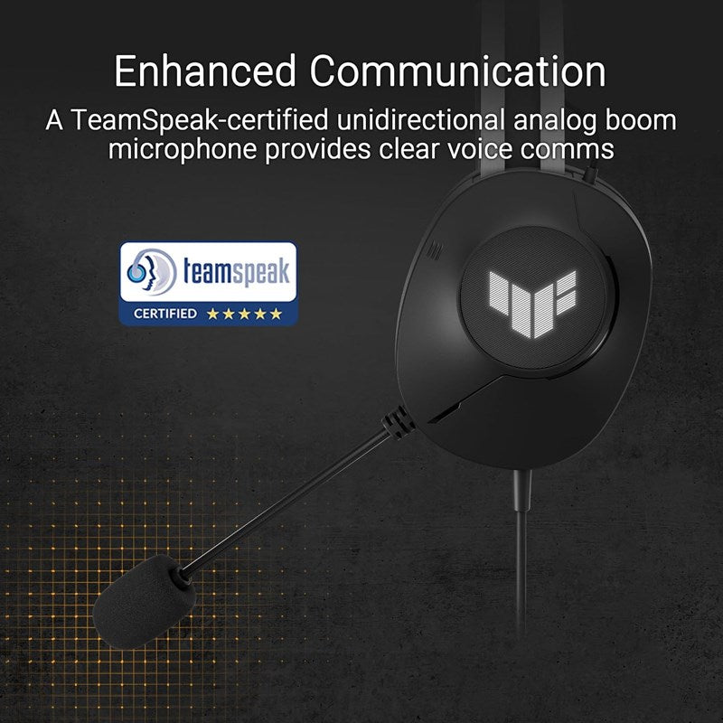 Asus TUF Gaming H1 Gen II Wired Gaming Headset For PC and PS4/PS5 - Black