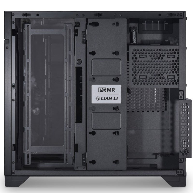 LIAN LI O11 VISION Tempered Glass Mid Tower Gaming Case - Chrome (Fans Not Included)