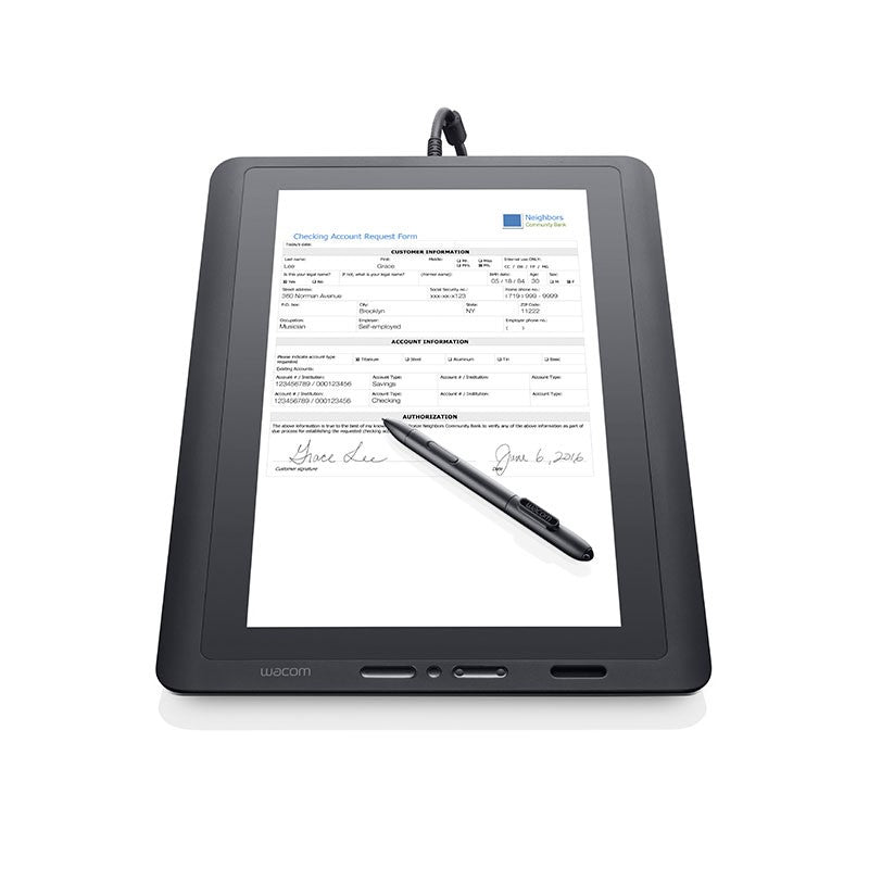 Wacom DTK-1651 15.6’’ Full HD Display with state-of-the-art Encryption for Windows and Mac - Open Box