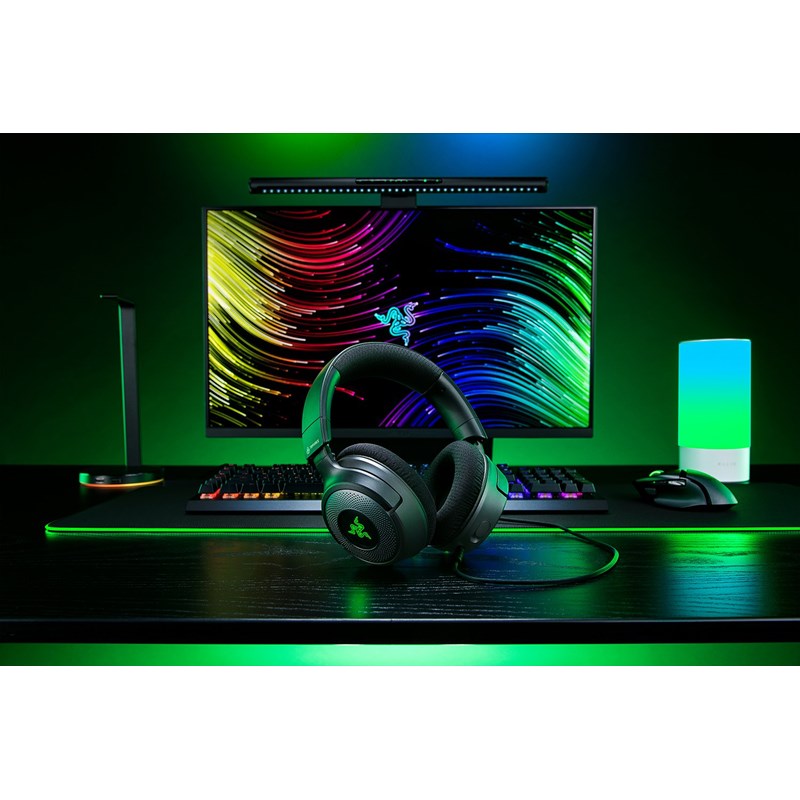 Razer Kraken V4 X Wired USB-C Gaming Headset for PC, PS5, Switch, Mobile - Black