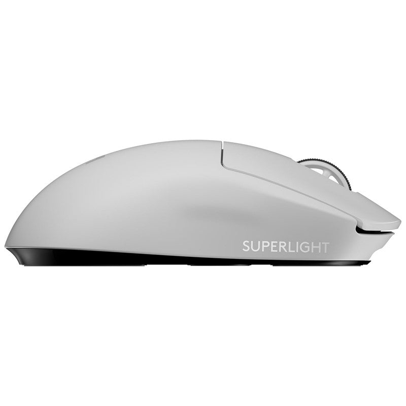 لوجيتك, ماوس الألعاب اللاسلكي (G PRO X SUPERLIGHT)،2.4 جيجا هرتز, تسريع 40 جيجا مستشعر HERO 25K، خفيف للغاية مع 63 جرام، 5 أزرار قابلة للبرمجة، عمر البطارية 70 ساعة، بدون أقدام PTFE إضافية، جهاز الكمبيوتر/جهاز Mac - أسود