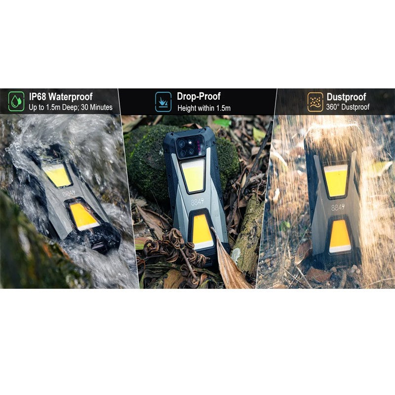 Unihertz 8849 TANK 3S 16 GB, 512 GB Memory, 15600 mAh Battery 5G Rugged Smartphone with Built-in Projector (Global Version)