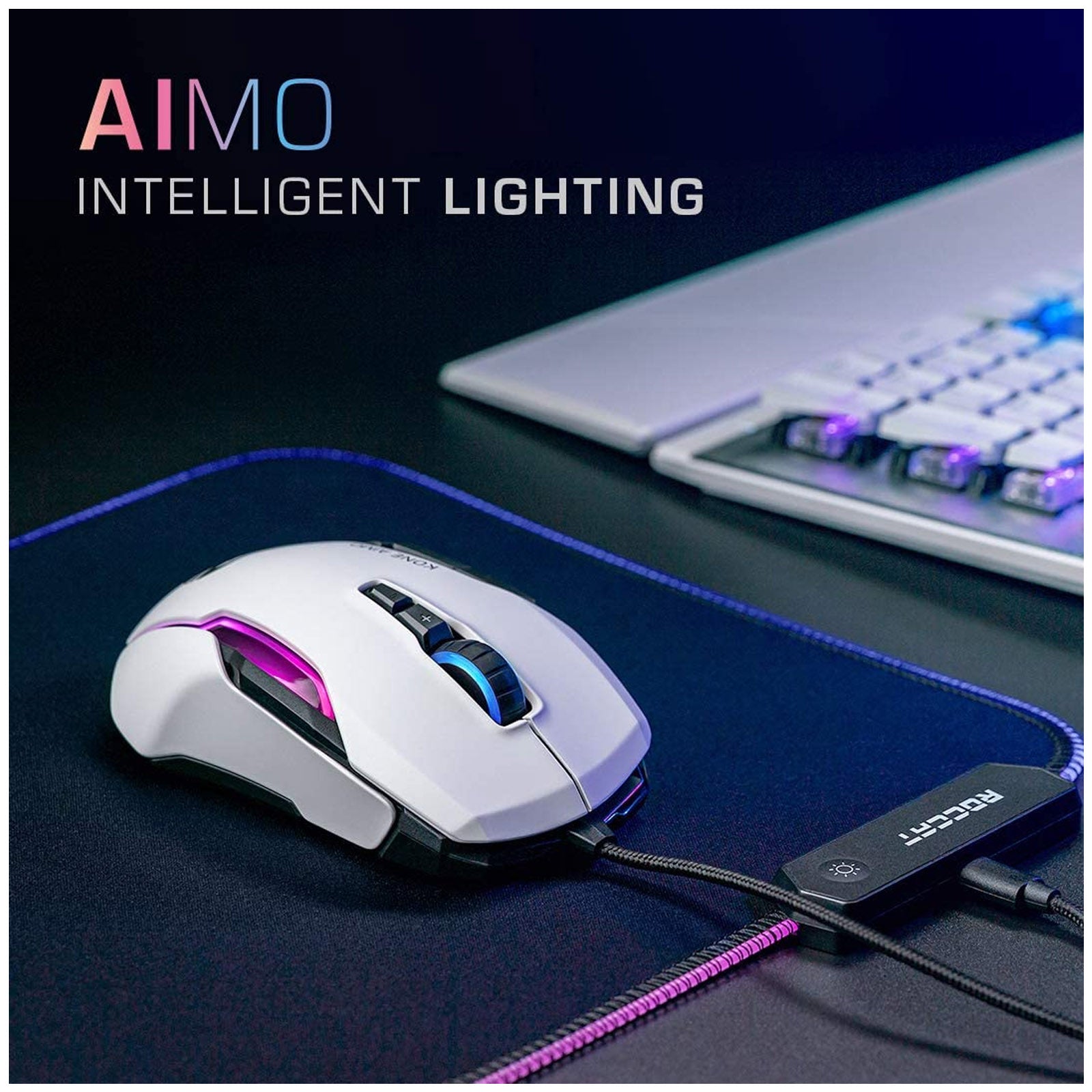 ROCCAT Kone AIMO Remastered RGBA Smart Customization Wired Gaming Mouse