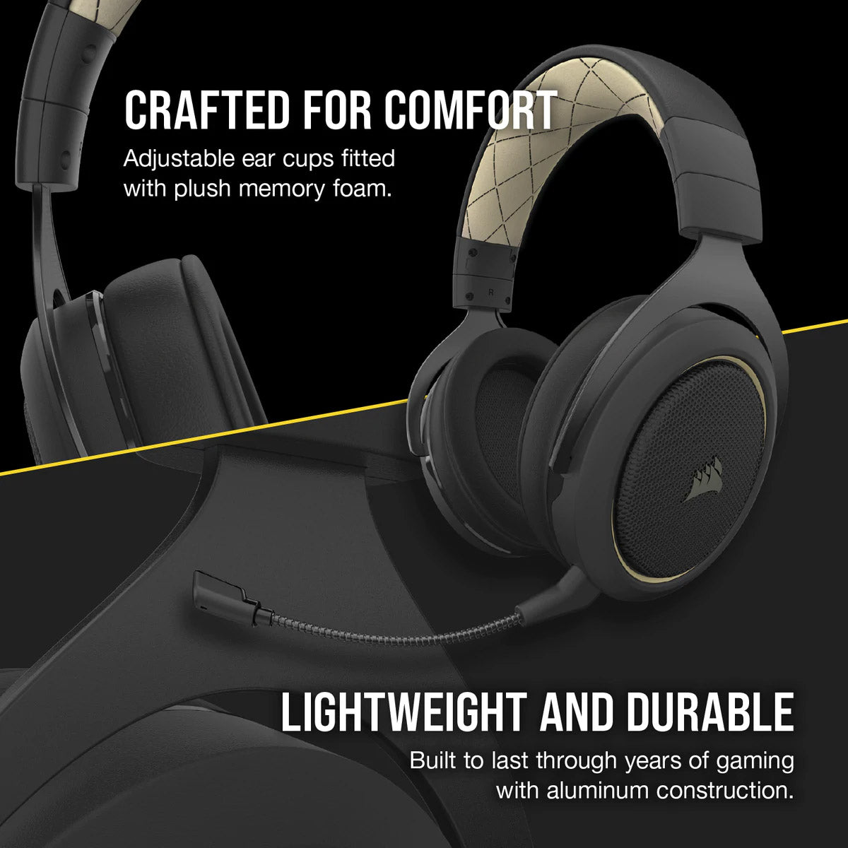 Corsair HS70 PRO Wireless Gaming Headset - Cream