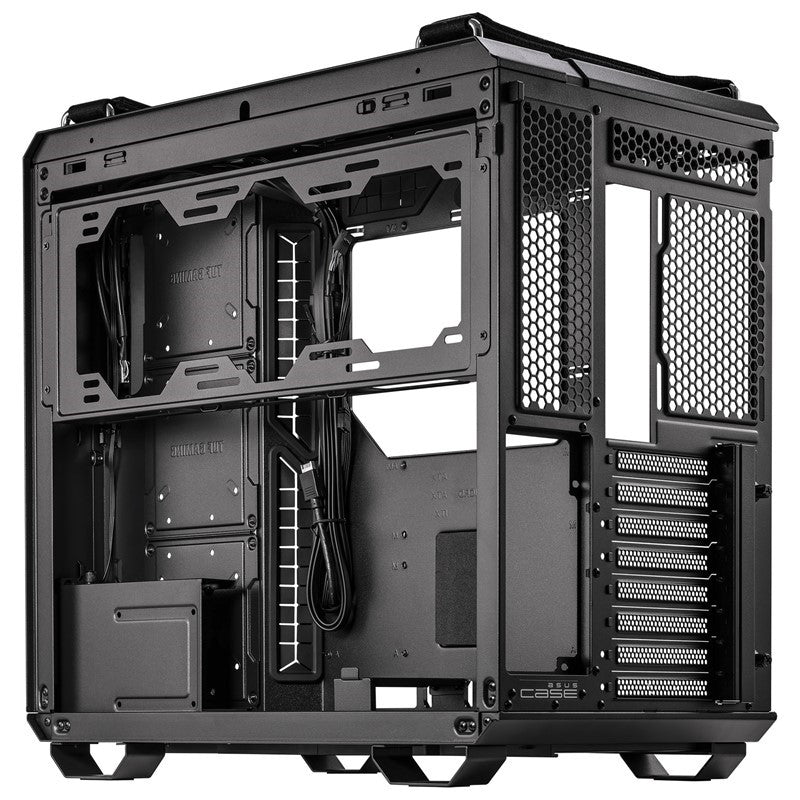 حافظة اسوس تاف جيمينج GT502 من الزجاج المقوى ATX Mid Tower - أسود