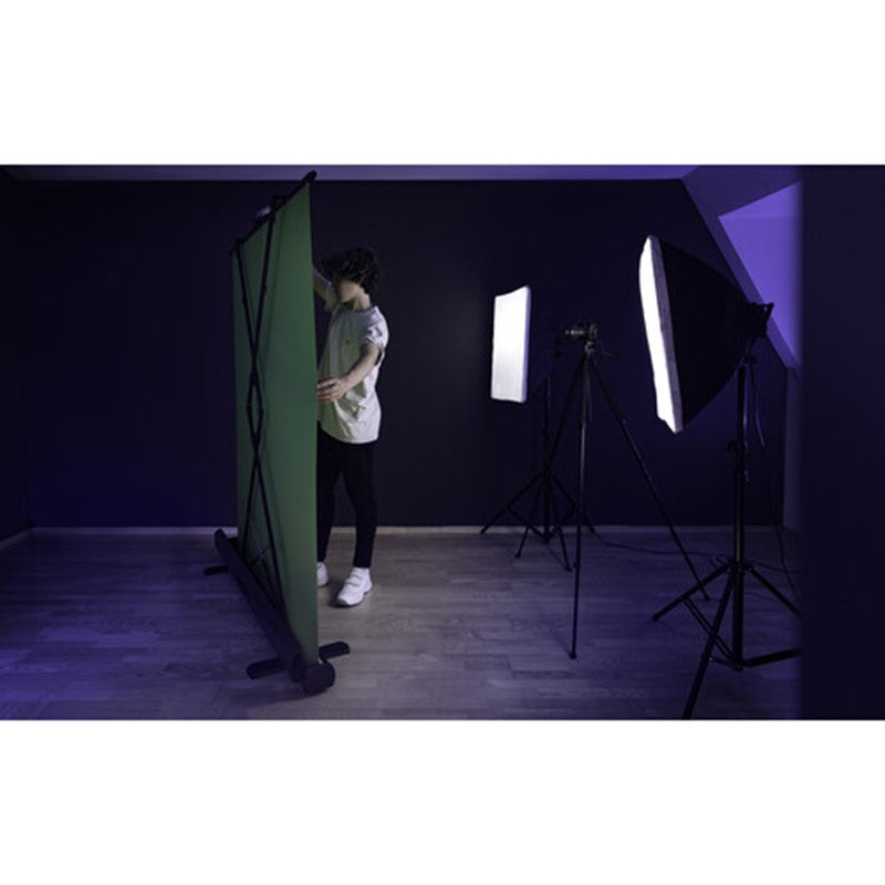 الجاتو , شاشة الخضراء - خلفية مفتاح Chroma قابلة للطي، وإعداد فائق السرعة لإزالة الخلفية للبث ومؤتمرات الفيديو على Instagram وTikTok وZoom وTeams وOBS