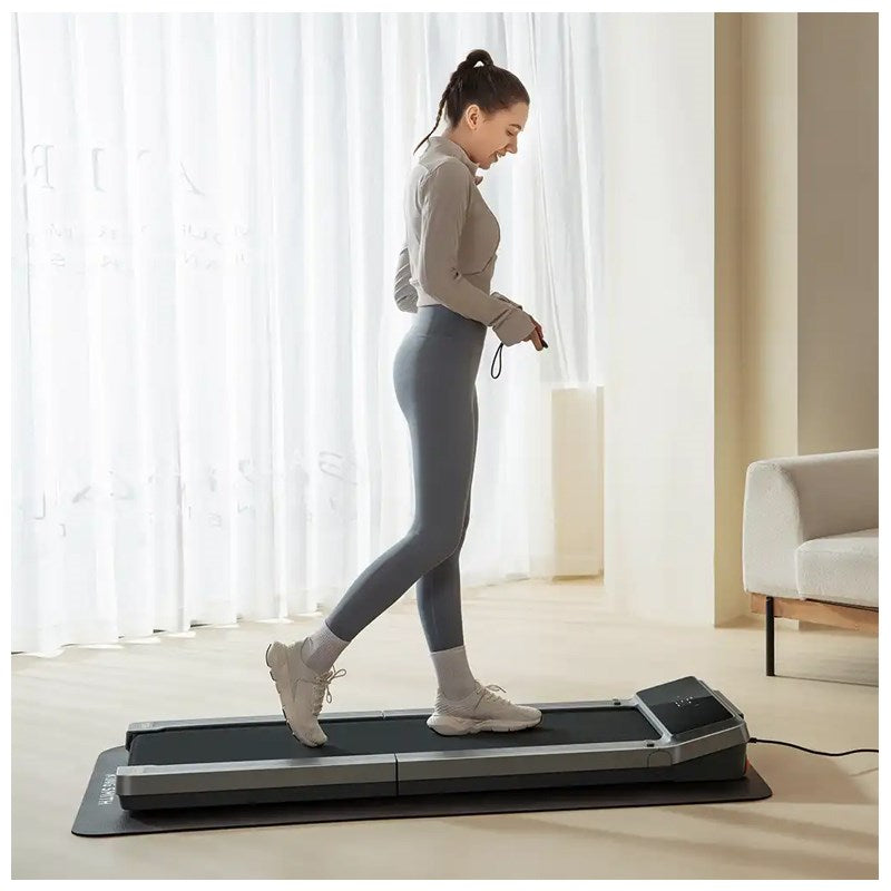 King Smith Z3 Walking Pad Foldable Treadmill with Max Speed 6 km/h, 1HP Brushless Motor - Black