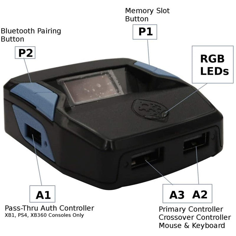 CronusMax Cronus Zen Controller Emulator (Converter) for Xbox, PlayStation, Nintendo, and PC (CM00053) - Black