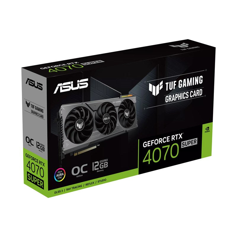 Asus TUF Gaming GeForce RTX 4070 SUPER 12GB GDDR6X OC Edition Gaming Graphics Card