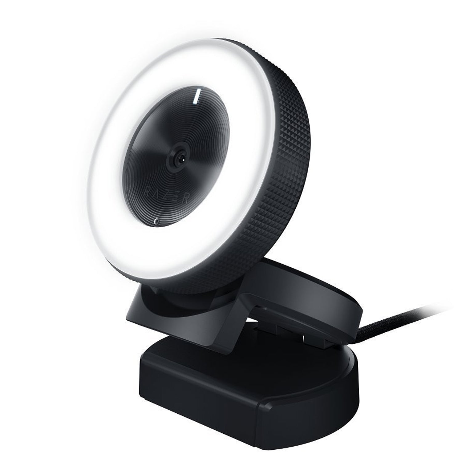 Razer Kiyo Broadcasting and Streaming Camera with Multi-step Ring Light -Black