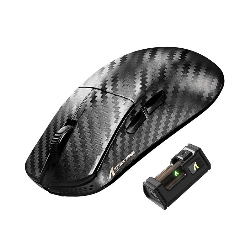 ATTACK SHARK R11 ULTRA Carbon Fiber Wireless 8K PAW3950MAX Gaming Mouse