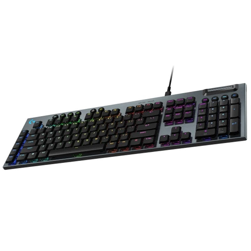 Logitech G915 X Wired Low Profile Mechanical Gaming Keyboard (Tactile Switch) - Black (US Layout)