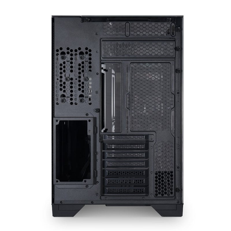 LIAN LI O11 VISION Tempered Glass Mid Tower Gaming Case - Chrome (Fans Not Included)