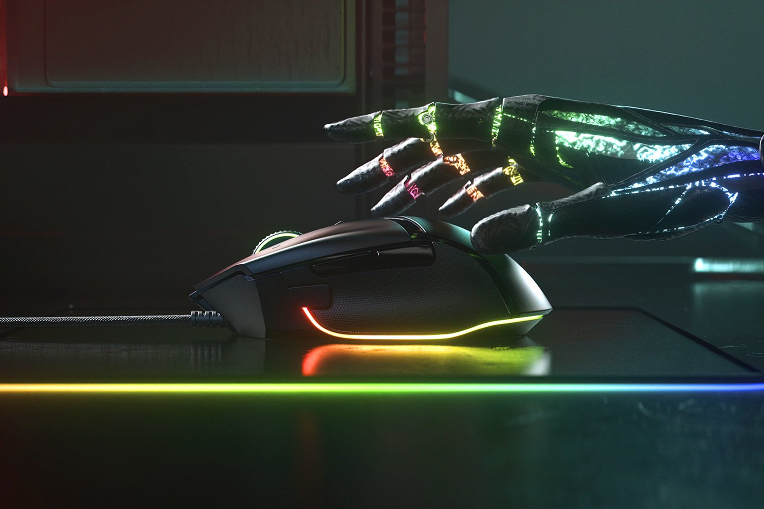 Razer Basilisk V3 35K Fully Customizable Ergonomic Wired RGB Gaming Mouse - Black