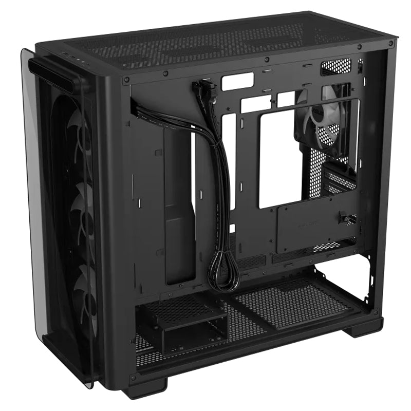 Asus A23 Plus Tempered Glass M-ATX Gaming PC Case (4 ARGB Fans Included)