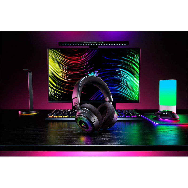 Razer Kraken V4 Wireless Gaming Headset for PC, PS5, Switch, Smartphone - Black