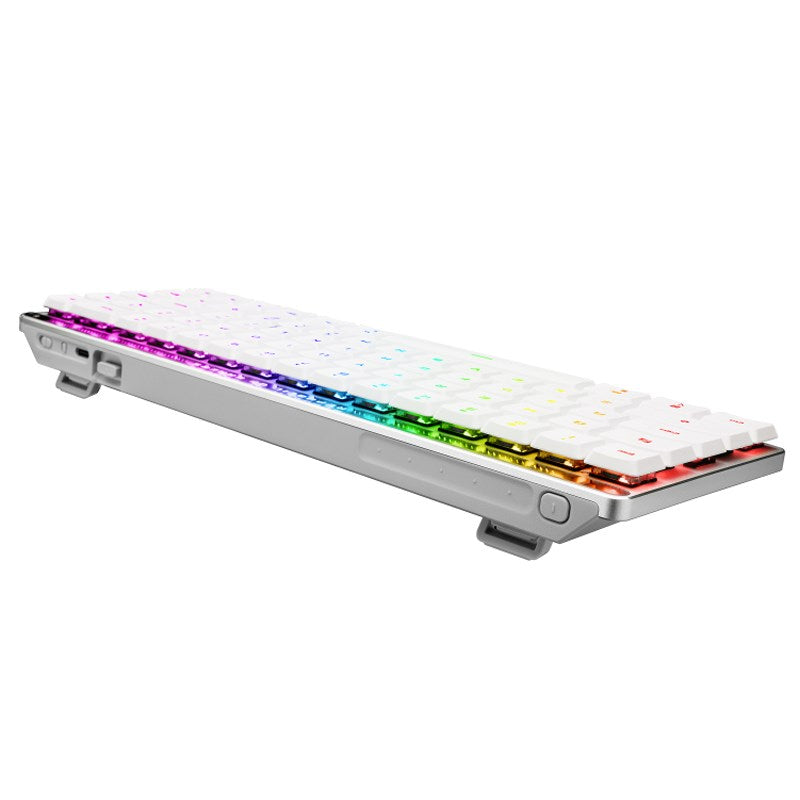 Asus ROG Falchion RX Low Profile 65% Wireless Optical Mechanical Gaming Keyboard (ROG RX Red Switches) (Arabic Layout) - White