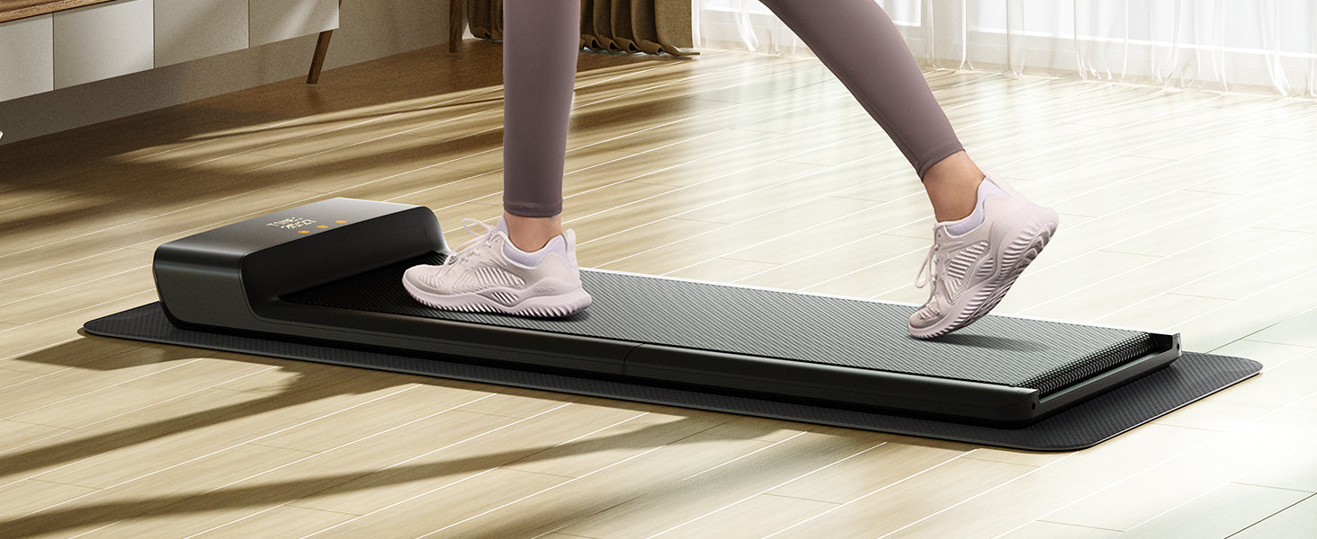King Smith Non-Slip Walking Pad Floor Mat - Black
