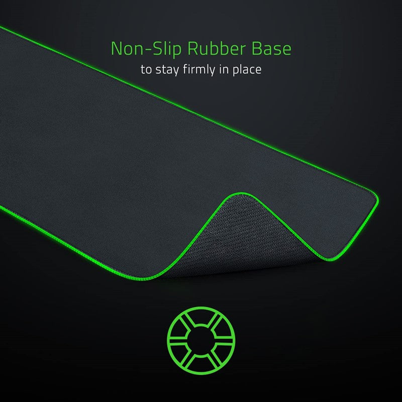 Razer Goliathus Extended Oversized Soft Gaming Mouse Pad Powered by Razer Chroma RGB - Black