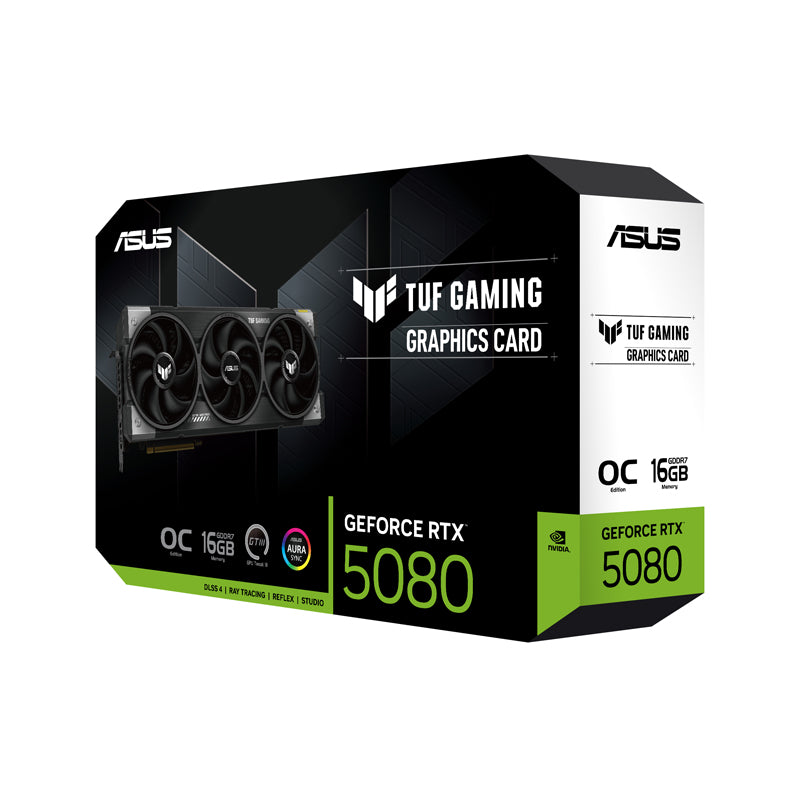 Asus TUF Gaming GeForce RTX 5080 16GB GDDR7 OC Edition Gaming Graphics Card