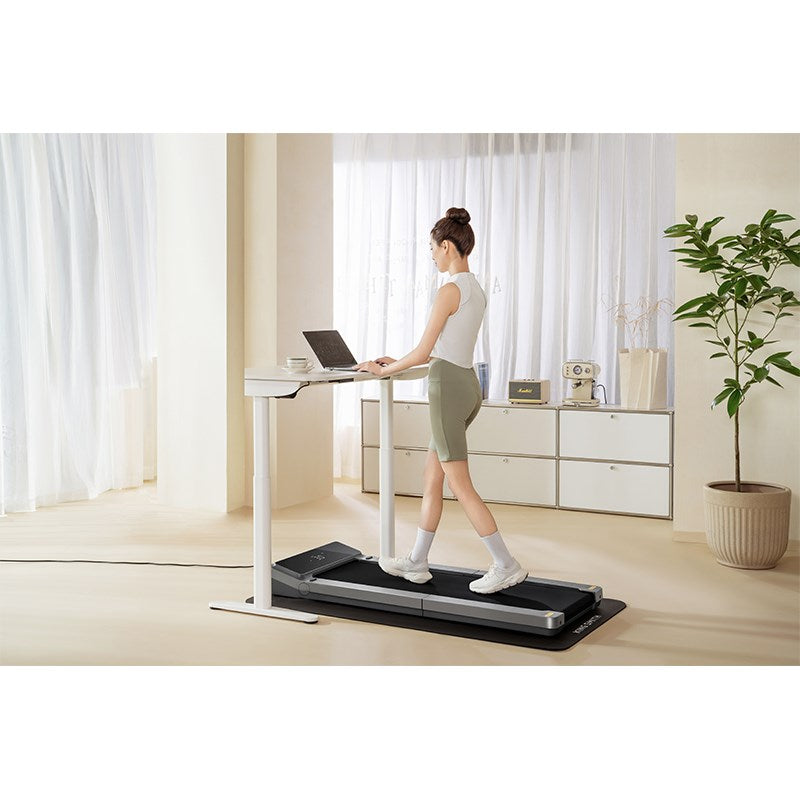 King Smith Z3 Walking Pad Foldable Treadmill with Max Speed 6 km/h, 1HP Brushless Motor - Black