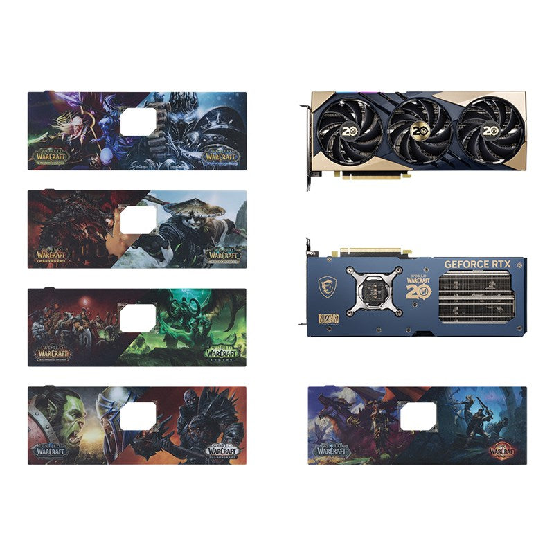 MSI GeForce RTX 4070 SUPER 12GB GAMING SLIM World of Warcraft EDITION GDDR6X Gaming Graphics Card