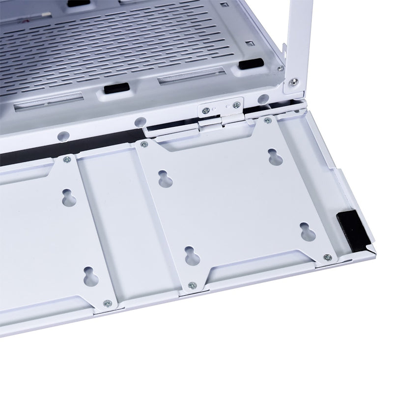 LIAN LI LANCOOL II Mesh RGB ATX Mid Tower Gaming PC Case - Snow White (3 ARGB Fans Included)