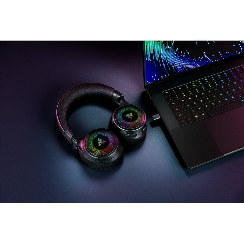 Razer Kraken V4 Wireless Gaming Headset for PC, PS5, Switch, Smartphone - Black