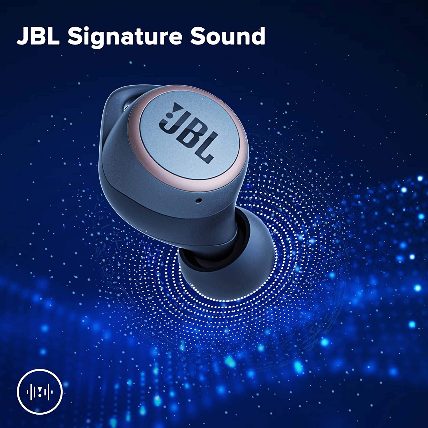 JBL Live 300TWS True Wireless in-Ear Headphones with 20 Hours Playtime , Built-in Voice Assistant, EarBuds - Black