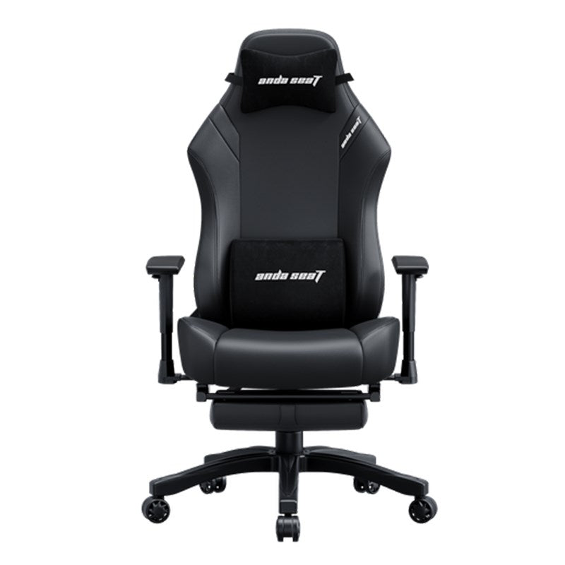 Andaseat Luna Pro with Footrest, Large Gaming Chair, PVC Leather
